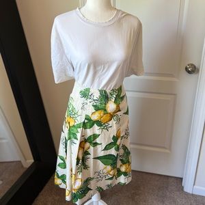 Lemon Print Skirt